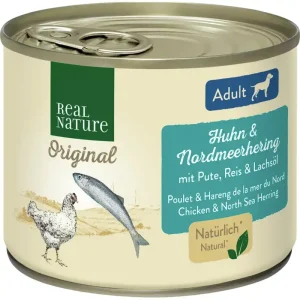 Preisknaller REAL NATURE Adult Huhn und Nordmeerhering 200 g